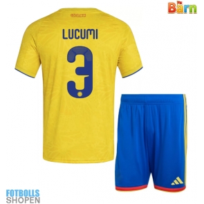 Billiga Colombia Jhon Lucumi #3 Hemmatröja Barn VM 2026 Kortärmad (+ Korta byxor)
